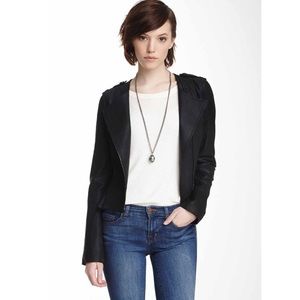BB DAKOTA | Nessa Leather Peplum Jacket